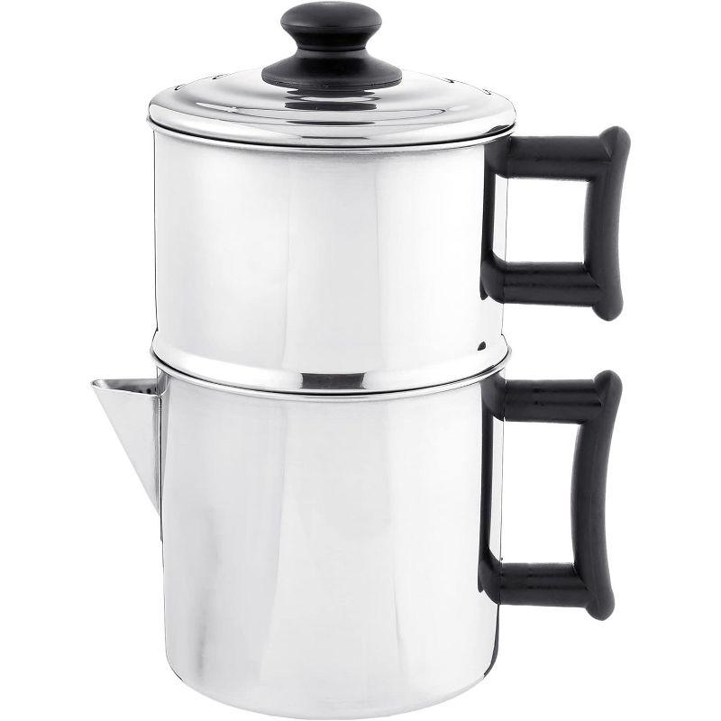 Lindy's Stainless Steel 10-Cup Manual Drip Coffee Maker