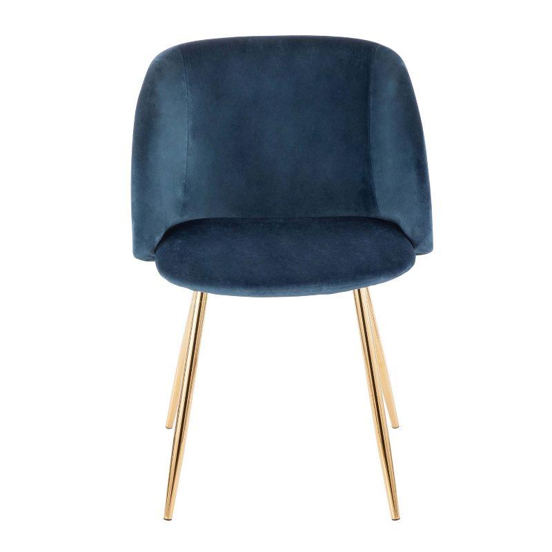 Terrance 18.5'' H Velvet Upholstered Parsons Chair