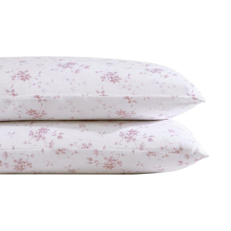 Laura Ashley Printed Cotton Sateen Pillowcase Set (Set of 2)