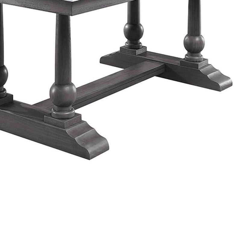 Faux Marble Top Dining Table