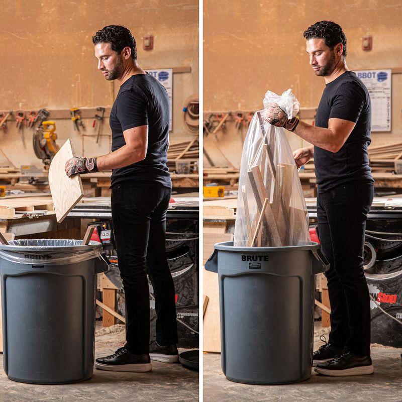 Plasticplace 20-30 Gallon Trash Bags, 1.5 Mil, 100 Count
