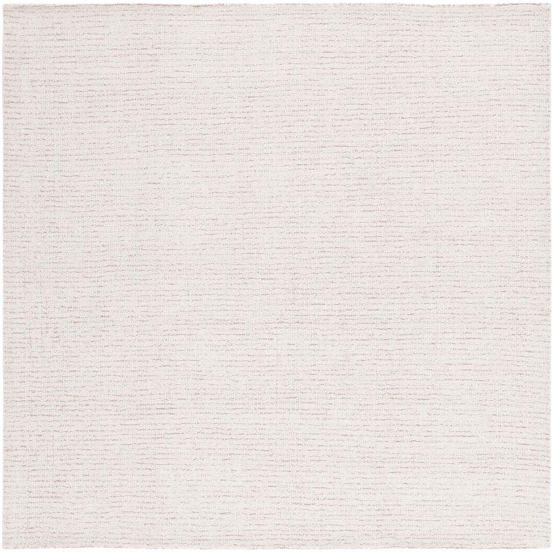 Abstract ABT468 Handmade Indoor Area Rug - Ivory/Beige - 8'x8' - Safavieh