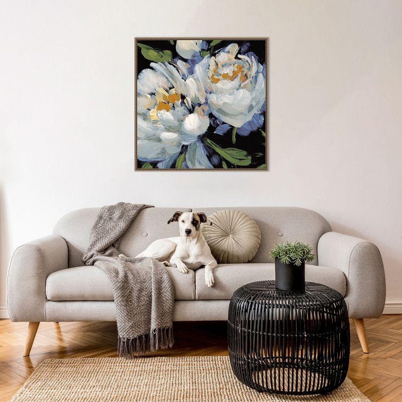Amanti Art Peony Blossom II Crop by Katrina Pete Canvas Wall Art Print Framed 30 x 30-in.