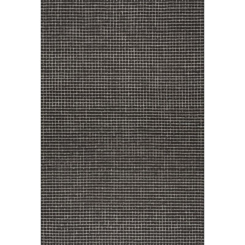 Katasha Checked Wool Area Rug