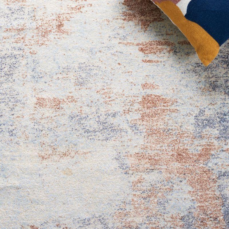 Restoration Vintage RVT113 Hand Tufted Area Rug - Blue/Brown - 8'x10' - Safavieh.