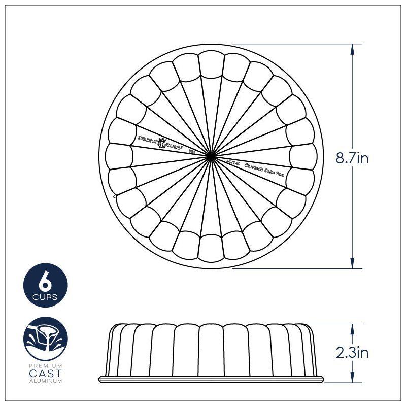 Nordic Ware Nordic Ware Non-Stick Round Charlotte Cake Pan