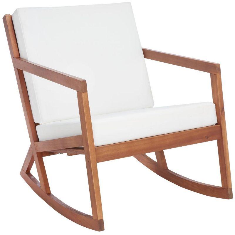 Vernon Rocking Chair Indoor/Outdoor - PAT7013 - Natural/Beige - Safavieh