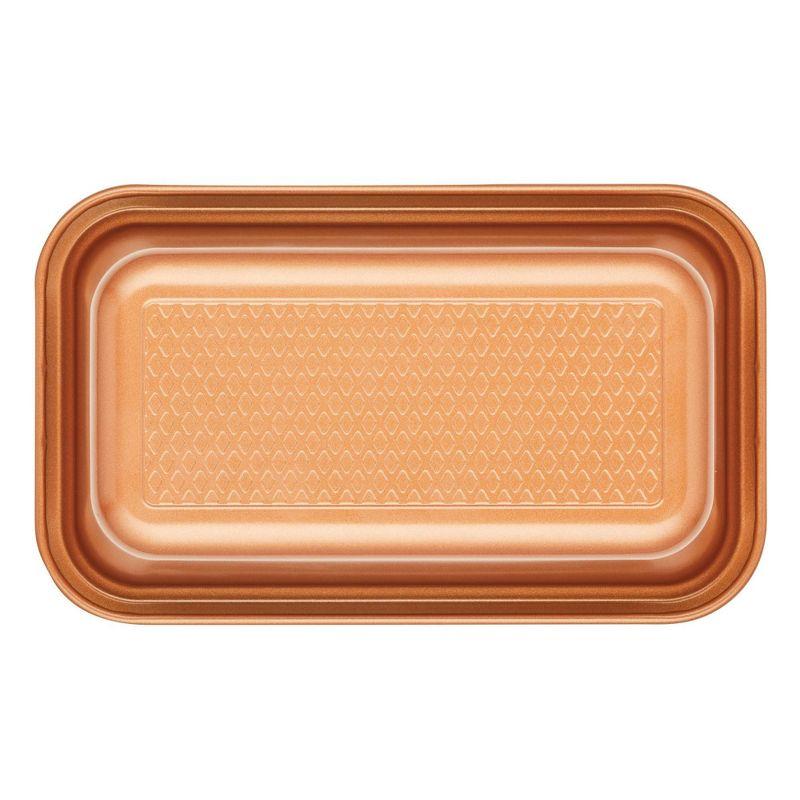 Ayesha Curry Ayesha Curry Bakeware Nonstick Cookie Pan, Loaf Pan, And Cake Pan Set, 7-Piece, Copper