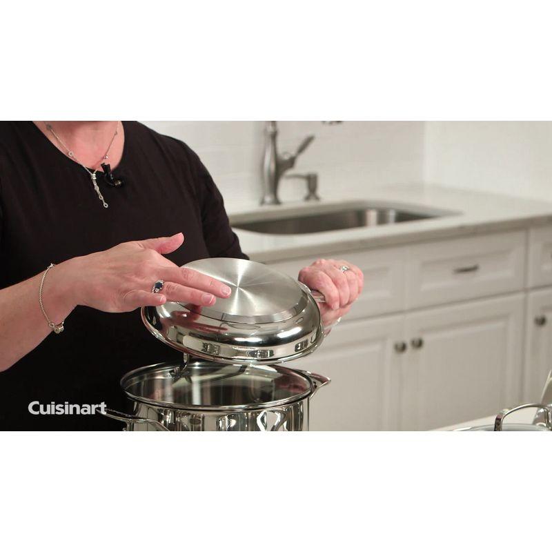 Cuisinart Classic 15" Stainless Steel Roaster with Non-Stick Rack - 83117-15NSR: Turkey Roasting Pan, Even-Heating, Dishwasher-Safe