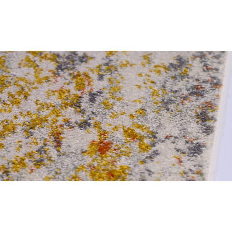 Madison MAD608 Power Loomed Runner Rug - Cream/Orange - 2'3"x14' - Safavieh.