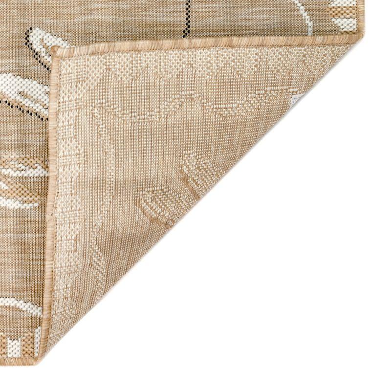 Liora Manne Carmel Dragonfly Indoor/Outdoor Rug Sand 1'11" x 7'6"