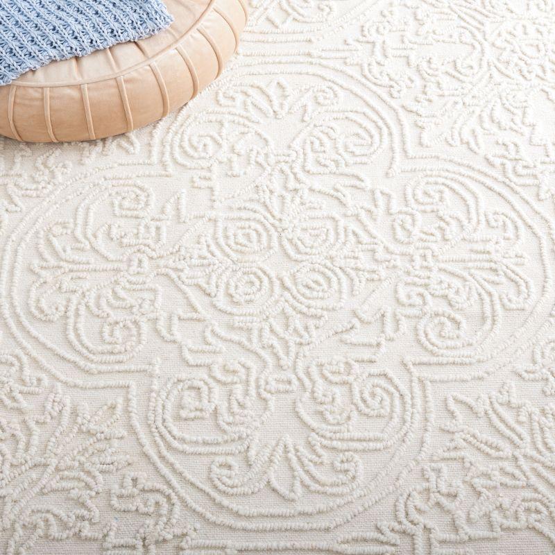 Martha Stewart Hand Tufted Wool And Cotton With Latex Damask Rug