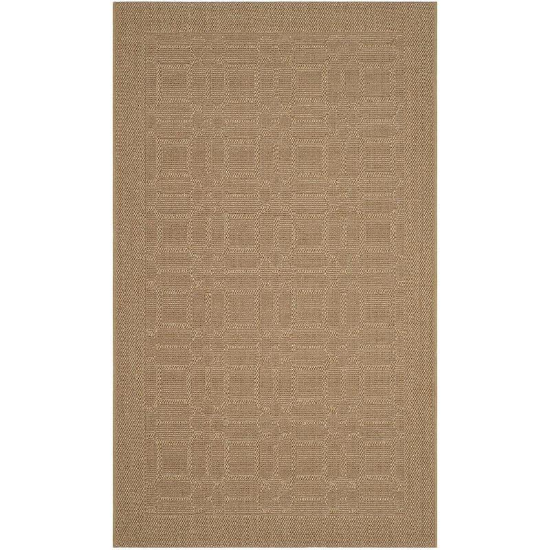 Palm Beach PAB323 Jacquard Weave Indoor Area Rug - Maize - 4'x6' - Safavieh.