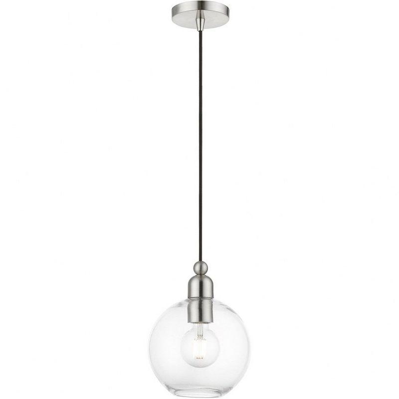 Livex Lighting Downtown 1 - Light Pendant in  Brushed Nickel