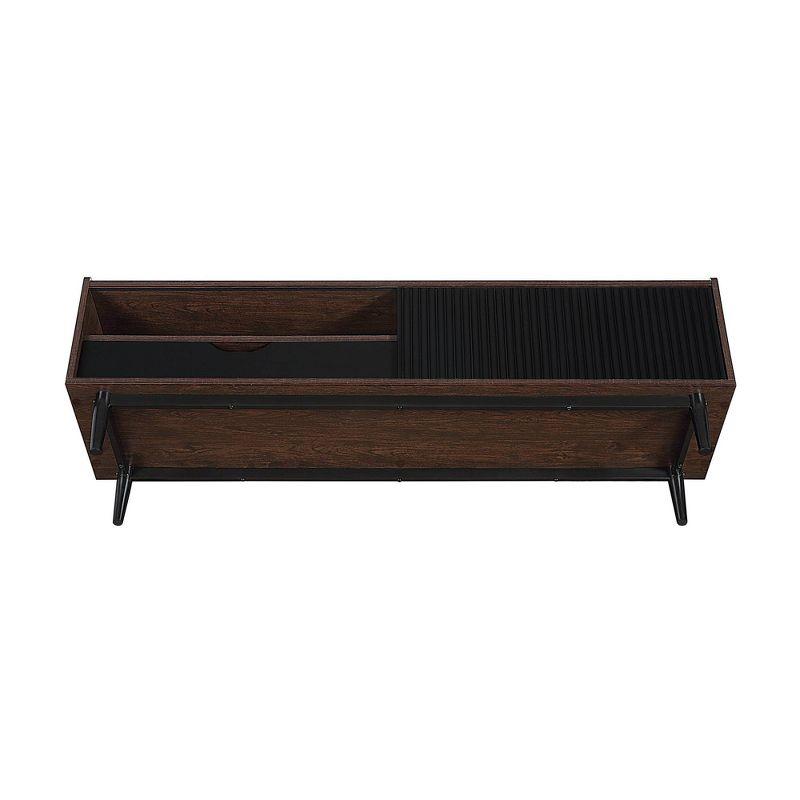 Duane Modern Ribbed TV Stand for TVs up to 55" - Manhattan Comfort