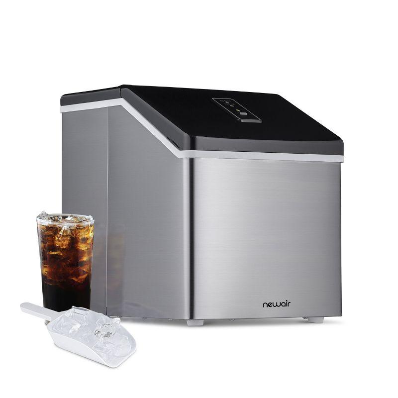 Newair Countertop Clear Ice Maker, 40 lbs. of Ice a Day with Easy to Clean BPA-Free Parts, Perfect for Cocktails, Scotch, Soda and More