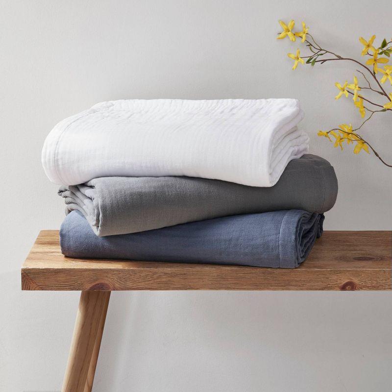 Madison Park Gauze Gauze 100% Cotton Light Weight Blanket