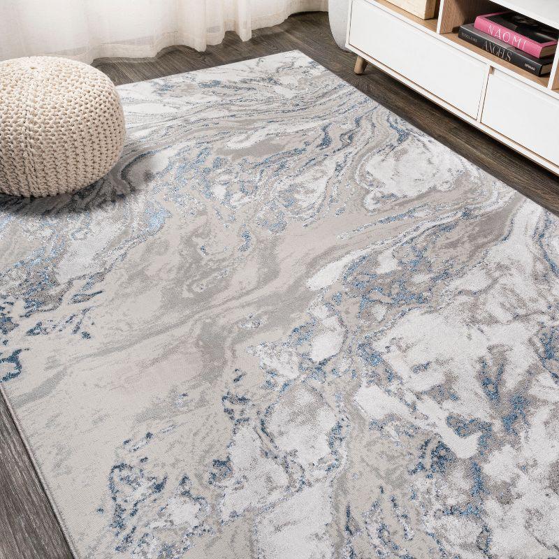 JONATHAN Y Swirl Marbled Abstract Casual Indoor Area Rug