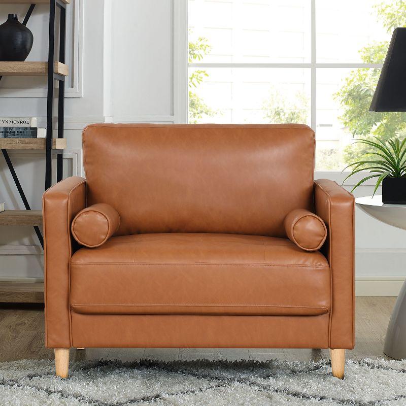 Lifestyle Solutions Giovanni Chair Caramel Vegan Leather