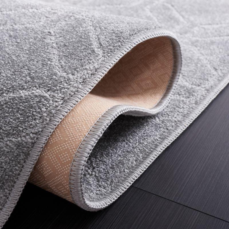 Pattern and Solid PNS406 Power Loomed Area Rug - Grey - 5'3"x7'6" - Safavieh.