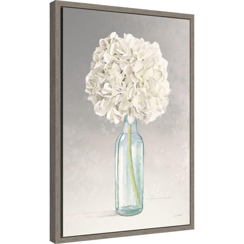 Amanti Art Tranquil Blossoms II (Hydrangea) by James Wiens Canvas Wall Art Print Framed 16 x 23-in.