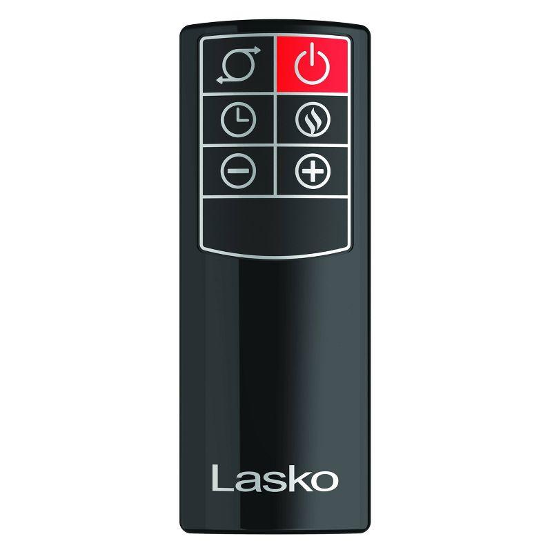 Lasko Ceramic Tower Heater with Remote: Portable Indoor Space Heater, Programmable Timer, Adjustable Thermostat, 1500W