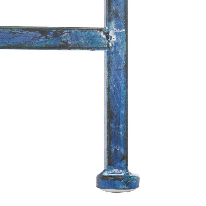 Lara Kissing Bench - Outdoor - PAT5005 - Mossy Blue - Safavieh