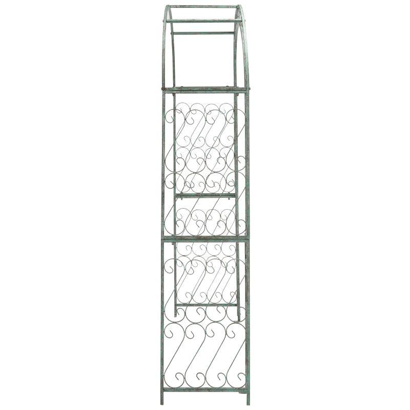 Pagan 48.5'' W x 18.5'' D Iron Arbor in Green