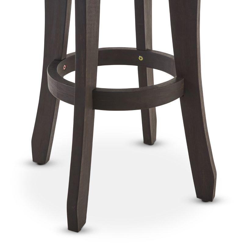 Stewood Solid Wood Counter Stool (Set of 2)