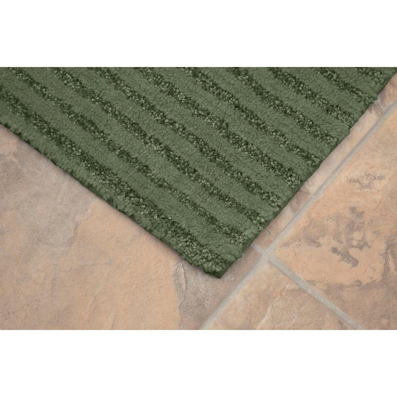 3pc Sheridan Plush Washable Nylon Bath Rug Set - Garland