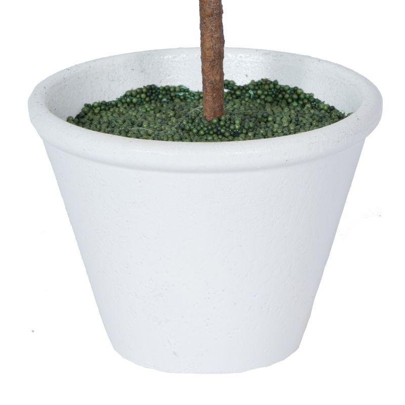 Vickerman 27" Artificial Green Olive Hill Tree.