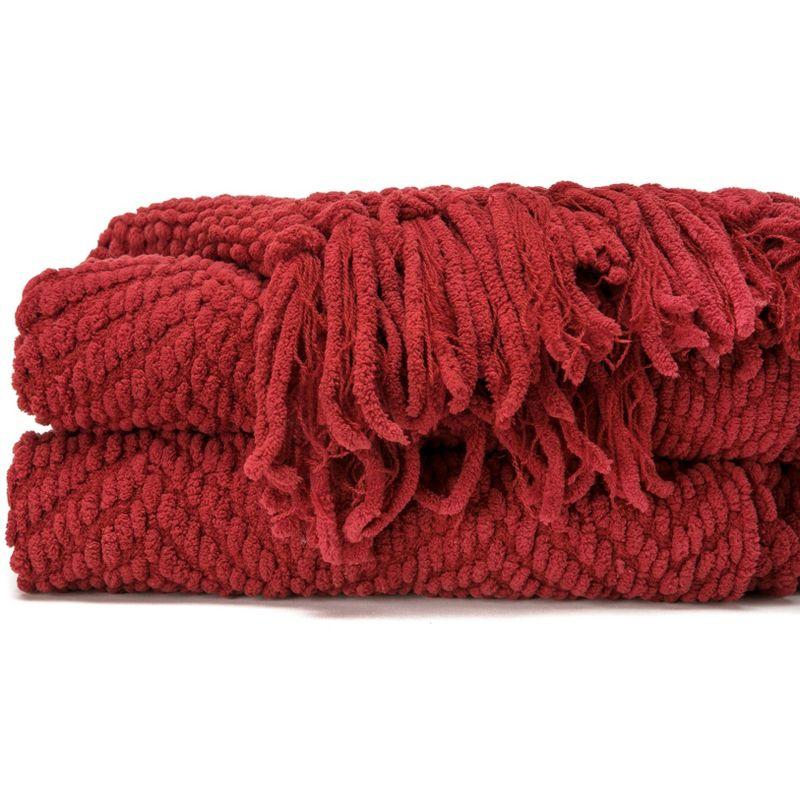 Chanasya Textured Knitted Throw