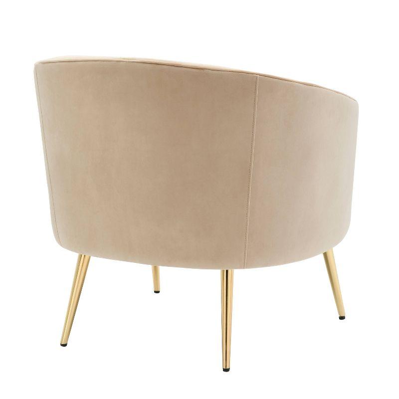 Tania Contemporary Upholstered Accent Chair - LumiSource