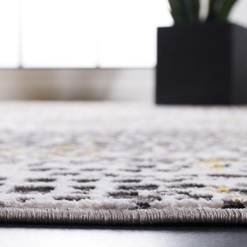 Amelia ALA254 Power Loomed Runner Rug - Charcoal/Gold - 2'x8' - Safavieh.