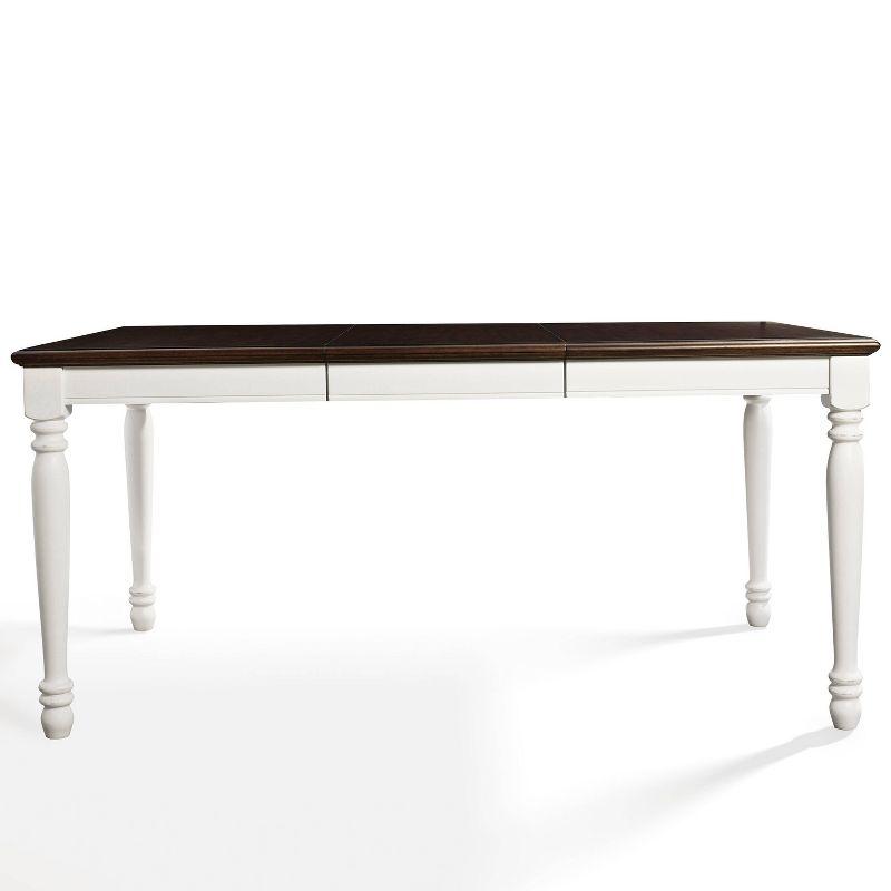 Shelby Dining Table White - Crosley: Traditional Farmhouse Style, Seats 6, Hardwood Frame, Non-Extendable