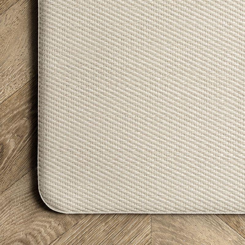 Nuloom Casual Braided Anti Fatigue Kitchen or Laundry Room Comfort Indoor Mat