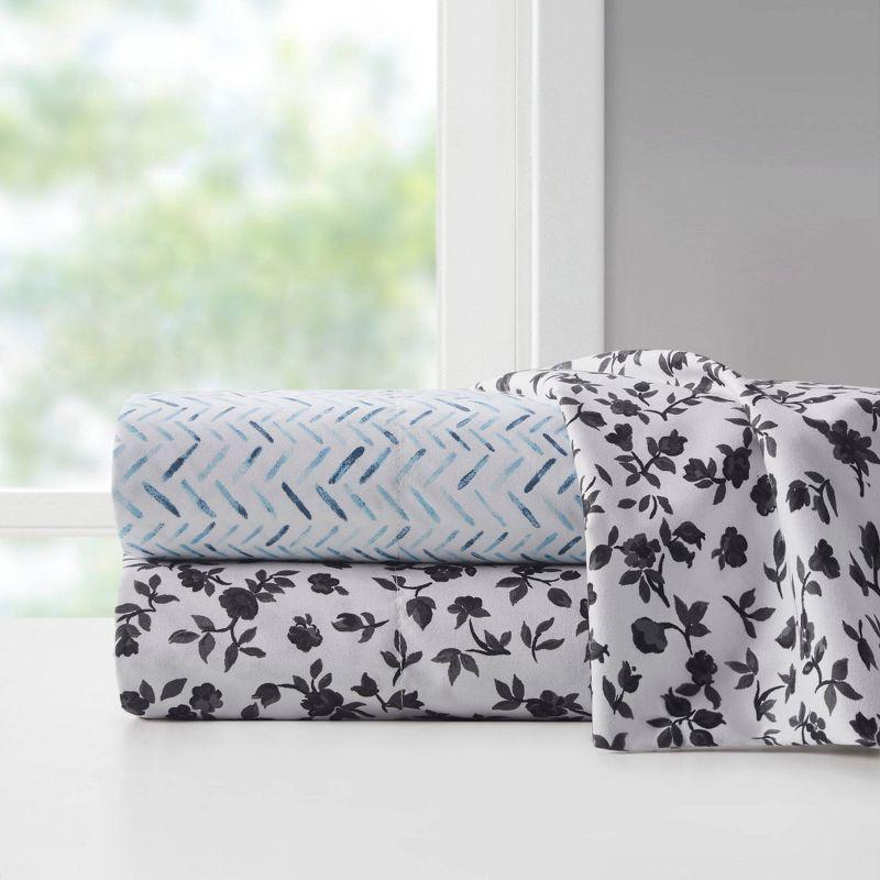 Madison Park Essentials 100% Cotton 200TC Printed Sheet Set