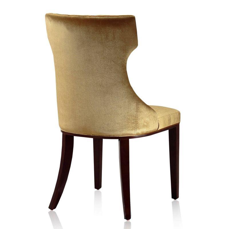 Set of 2 Reine Velvet Dining Chairs - Manhattan Comfort
