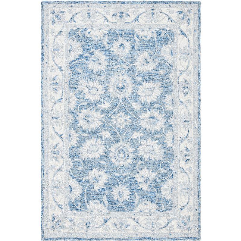 Micro-Loop MLP536 Hand Tufted Indoor Accent Rug - Blue/Ivory - 2'x3' - Safavieh