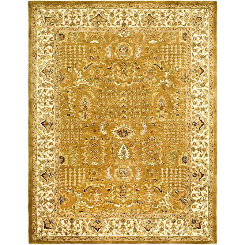 Chattooga Oriental Hand-Tufted Wool Gold Area Rug