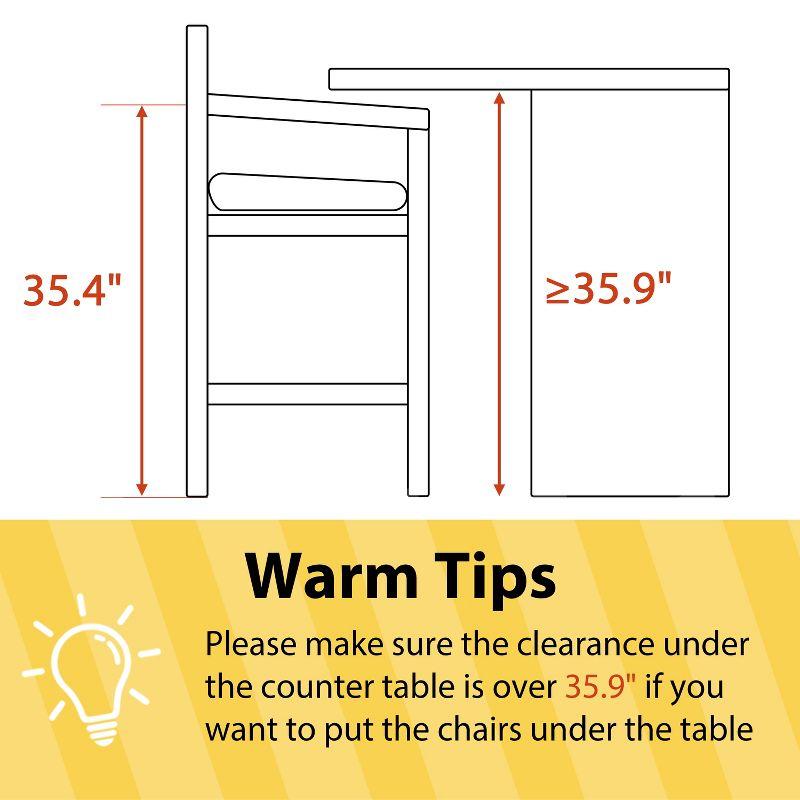 Willa Arlo™ Interiors Maconay Upholstered Counter Stool with Metal Frame (Set of 2)