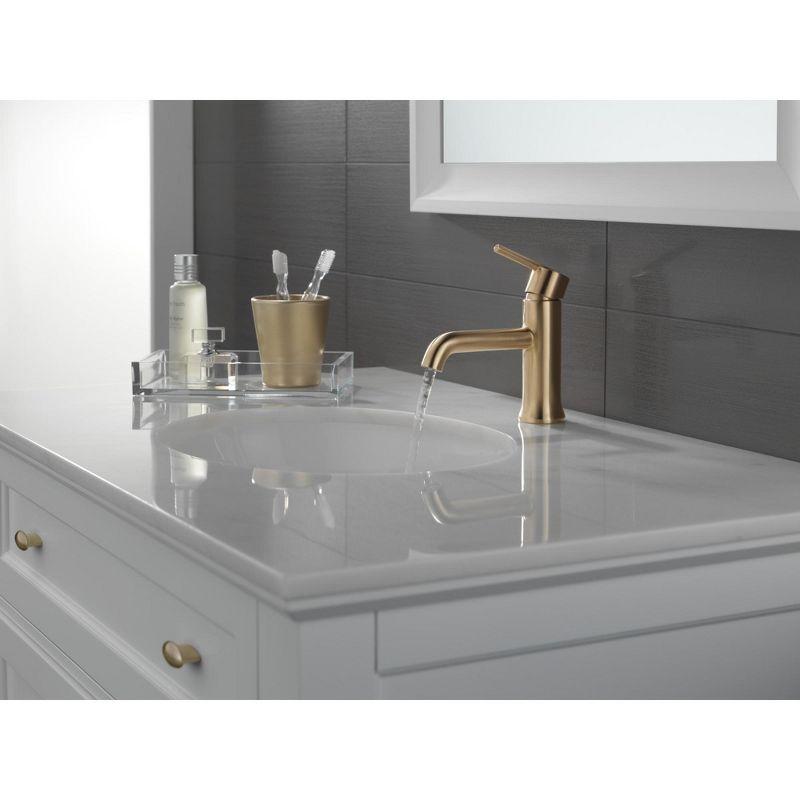 Trinsic Single Hole Bathroom Faucet with Drain Assembly, Single Handle Bathroom Sink Faucet