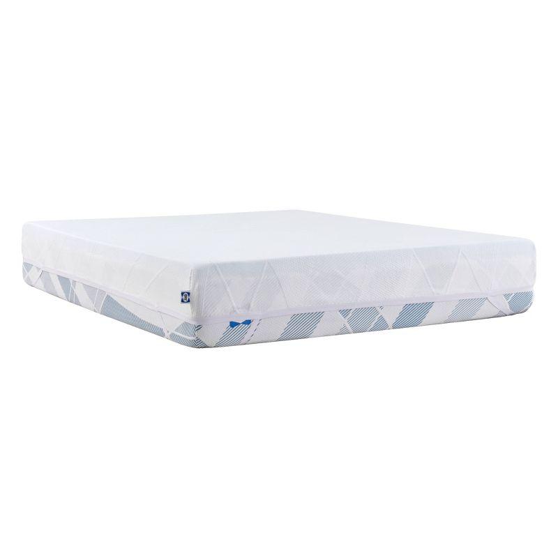 Sealy Dreamlife 2” Medium Gel Memory Foam Mattress Topper with Cooling Cover