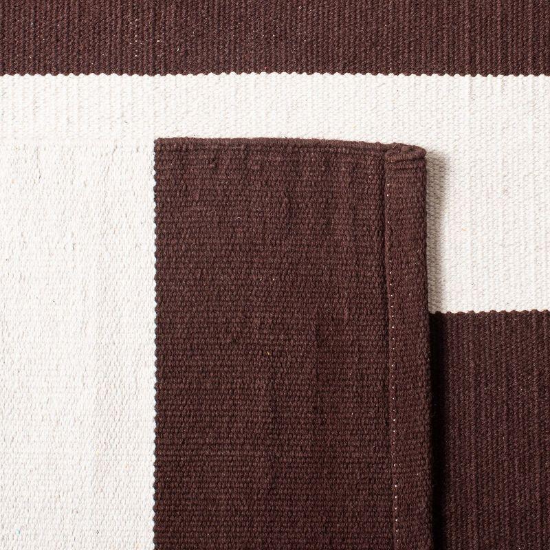 Montauk MTK712 Hand Woven Indoor Accent Rug - Chocolate/Ivory - 3'x5' - Safavieh