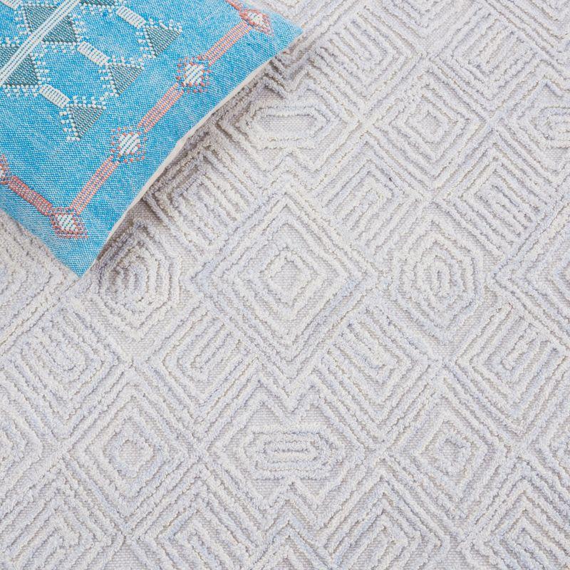 Textural TXT201 Hand Tufted Indoor Area Rug - Grey/Ivory - 5'x8' - Safavieh