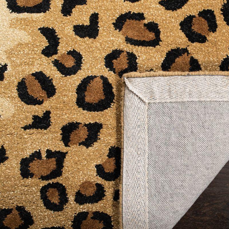 Metro-Chic SoHo Gold and Black Hand-Tufted Wool Area Rug