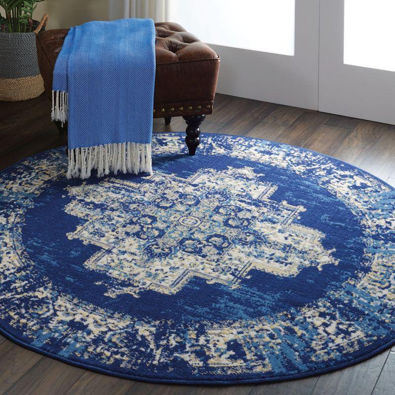 Nourison Grafix Center Medallion Area Rug