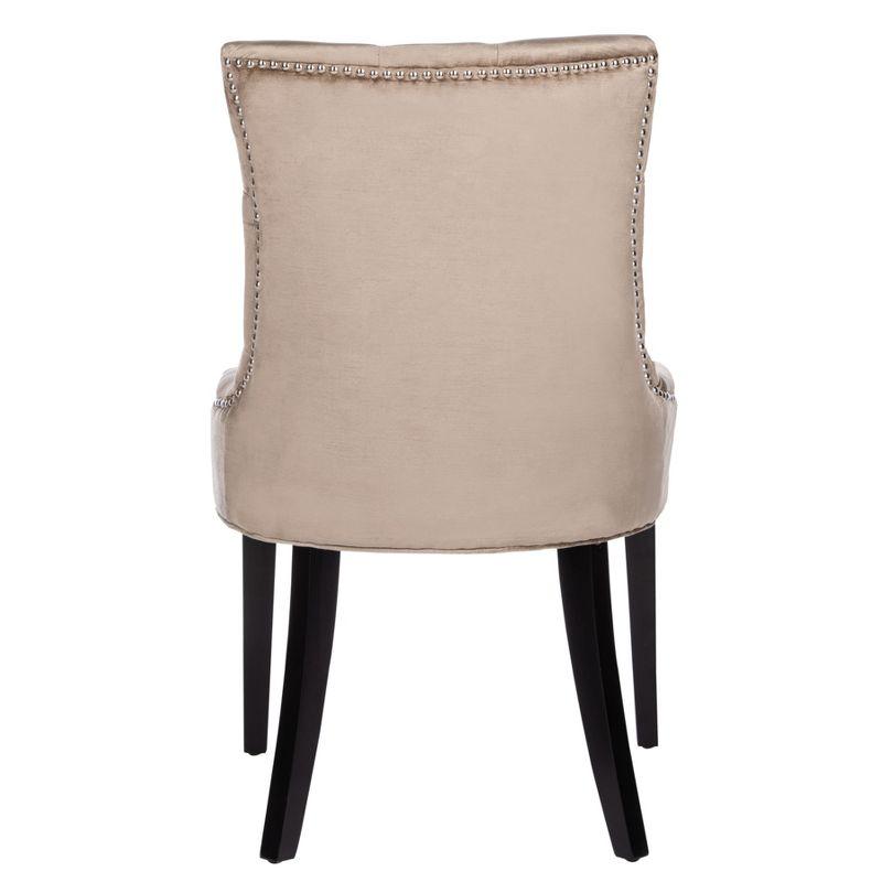 Abby 19''H Tufted Side Chairs (Set of 2)  Silver Nail Heads - Antique Sage - Safavieh