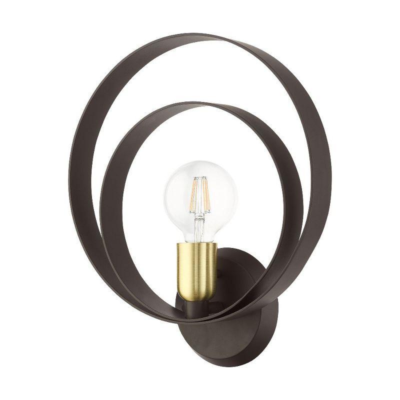 Livex Lighting Modesto 1 - Light Wall Light in  Bronze