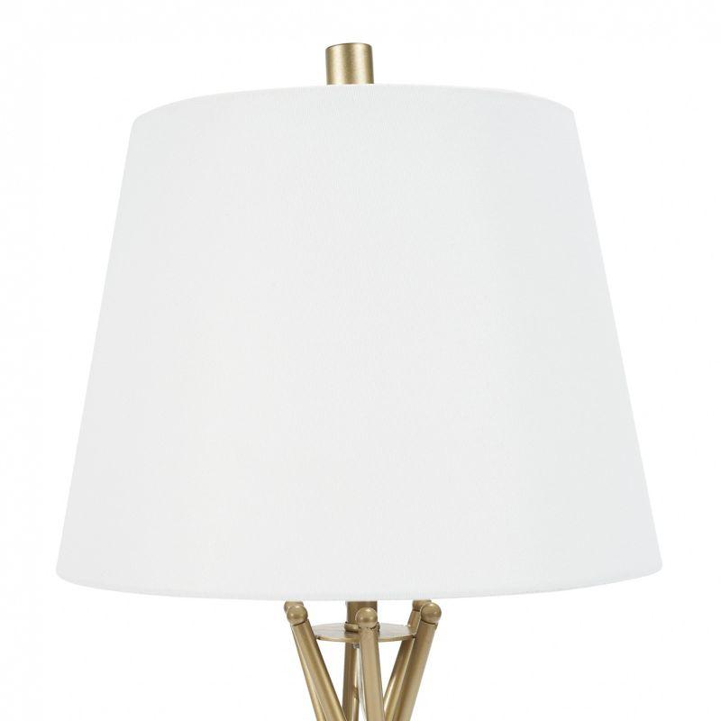 23" Gold Metal Twist Table Lamp - Nourison